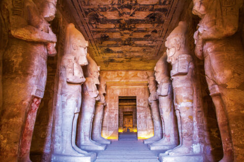 Abu Simbel temples, UNESCO World Heritage site, Aswan, Egypt.